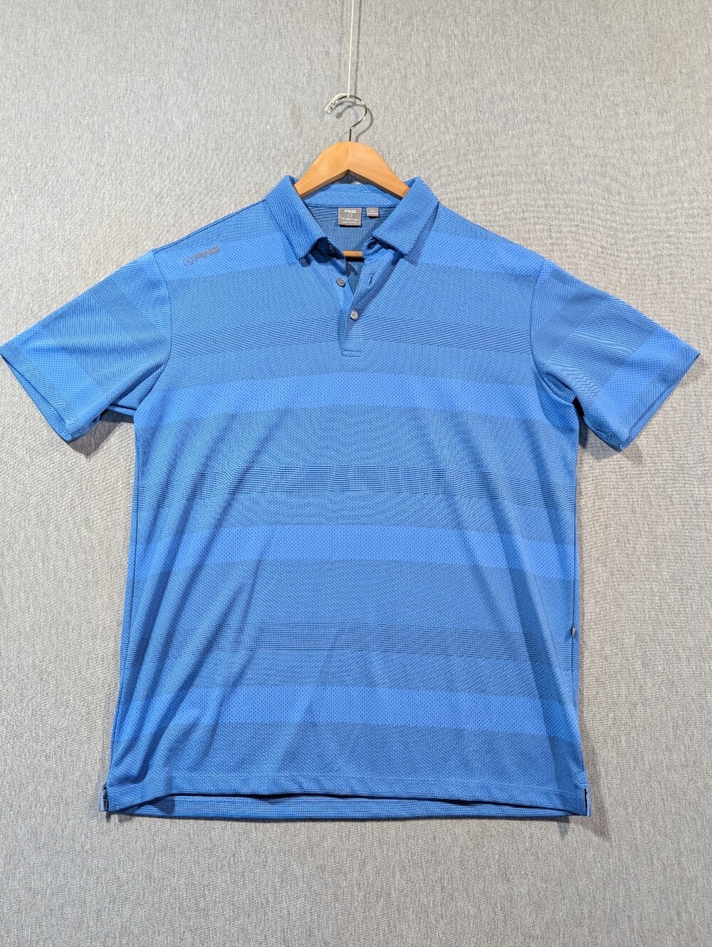 Ping Sensorcool Golf Polo Shirt Men's Large Blue
